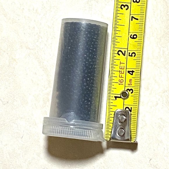 3/$10, Seed Beads Lustre Rocaille ~Black~ - Picture 3 of 3